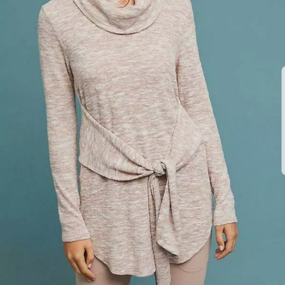 Anthropologie Sunday in Brooklyn Tie Front tunic